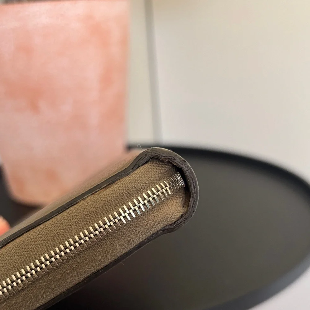 Celine Drummed Calfskin Zip Wallet - Picture 9 of 17